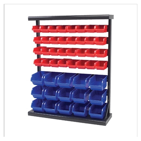 PERFORMANCE TOOL Metal Storage Rack W/Plastic Storage Bins W5193